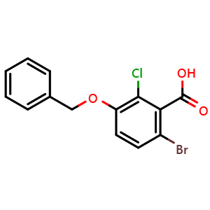 3-(Benzyloxy)-6-bromo-2-chlorobenzoic acid