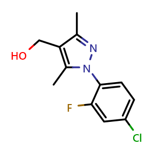 (1-(4-Chloro-2-fluorophenyl)-3,5-dimethyl-1H-pyrazol-4-yl)methanol