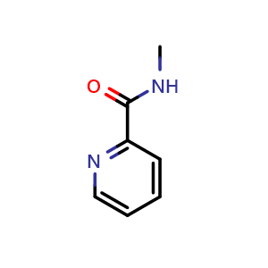Chemical structure of N-methylpicolinamide , CAS 6144-78-1, AChemBlock U128758
