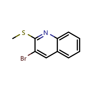 3-Bromo-2-(methylthio)quinoline