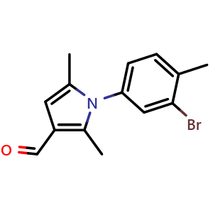 1-(3-Bromo-4-methylphenyl)-2,5-dimethyl-1H-pyrrole-3-carbaldehyde