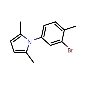 1-(3-Bromo-4-methylphenyl)-2,5-dimethyl-1H-pyrrole