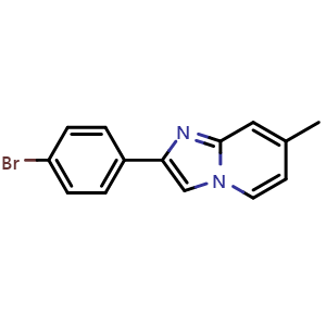 2-(4-Bromophenyl)-7-methylimidazo[1,2-a]pyridine