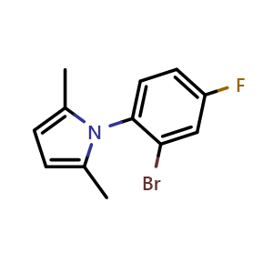 1-(2-Bromo-4-fluorophenyl)-2,5-dimethyl-1H-pyrrole