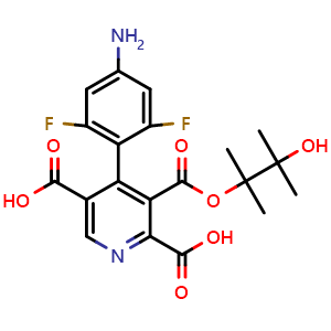 Chemical structure of 4-Amino-2,6-difluorophenylbronic acid, pinacol ester , CAS 939968-08-8, AChemBlock U128907