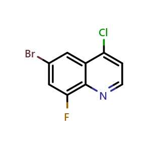 6-bromo-4-chloro-8-fluoroquinoline