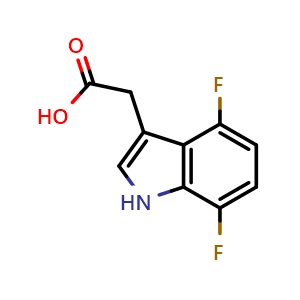 2-(4,7-difluoro-1H-indol-3-yl)acetic acid