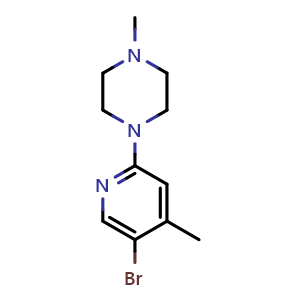 1-(5-bromo-4-methylpyridin-2-yl)-4-methylpiperazine