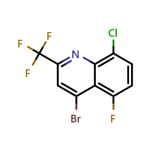 4-bromo-8-chloro-5-fluoro-2-(trifluoromethyl)quinoline