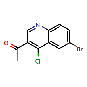 1-(6-bromo-4-chloroquinolin-3-yl)ethan-1-one