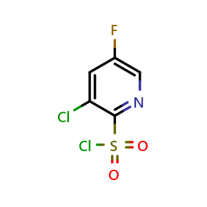 3-chloro-5-fluoropyridine-2-sulfonyl chloride