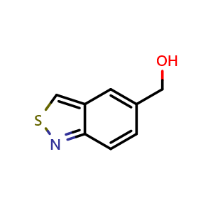 Chemical structure of benzo[c]isothiazol-5-ylmethanol , CAS 1352443-40-3, AChemBlock U129541