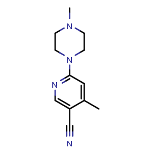 4-methyl-6-(4-methylpiperazin-1-yl)nicotinonitrile