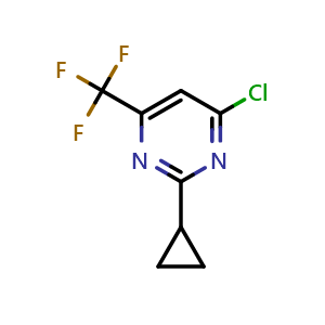 4-chloro-2-cyclopropyl-6-(trifluoromethyl)pyrimidine