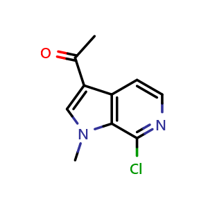 1-(7-chloro-1-methyl-1H-pyrrolo[2,3-c]pyridin-3-yl)ethan-1-one