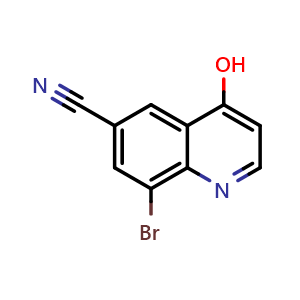 8-bromo-4-hydroxyquinoline-6-carbonitrile