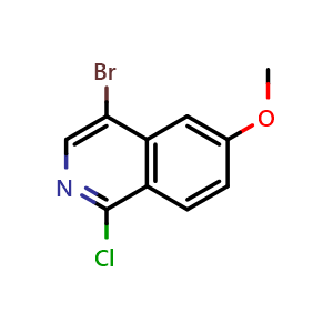 4-bromo-1-chloro-6-methoxyisoquinoline