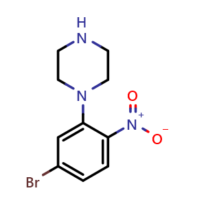 1-(5-bromo-2-nitrophenyl)piperazine