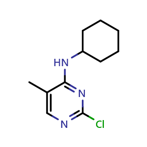 2-chloro-N-cyclohexyl-5-methylpyrimidin-4-amine