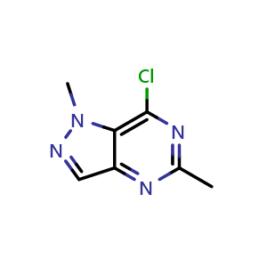 7-chloro-1,5-dimethyl-1H-pyrazolo[4,3-d]pyrimidine