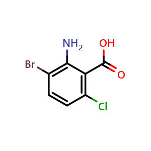 2-amino-3-bromo-6-chlorobenzoic acid