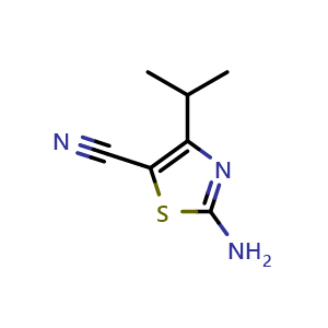 2-amino-4-isopropylthiazole-5-carbonitrile