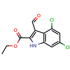 ethyl 4,6-dichloro-3-formyl-1H-indole-2-carboxylate