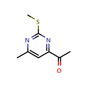 1-(6-methyl-2-(methylthio)pyrimidin-4-yl)ethan-1-one