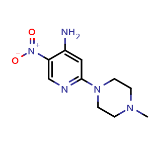 2-(4-methylpiperazin-1-yl)-5-nitropyridin-4-amine