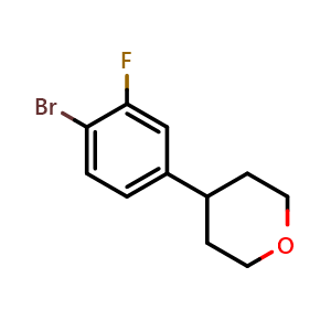 4-(4-bromo-3-fluorophenyl)tetrahydro-2H-pyran