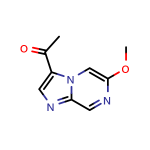 1-(6-methoxyimidazo[1,2-a]pyrazin-3-yl)ethan-1-one