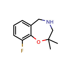 9-fluoro-2,2-dimethyl-2,3,4,5-tetrahydrobenzo[f][1,4]oxazepine
