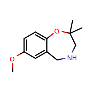 7-methoxy-2,2-dimethyl-2,3,4,5-tetrahydrobenzo[f][1,4]oxazepine
