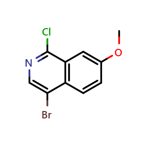 4-bromo-1-chloro-7-methoxyisoquinoline