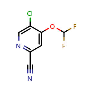 5-chloro-4-(difluoromethoxy)picolinonitrile