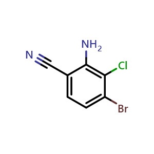 2-amino-4-bromo-3-chlorobenzonitrile