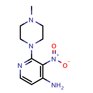 2-(4-methylpiperazin-1-yl)-3-nitropyridin-4-amine