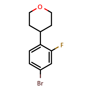 4-(4-bromo-2-fluorophenyl)tetrahydro-2H-pyran