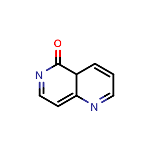 Chemical structure of 1,6-naphthyridin-5(4aH)-one , CAS 1936461-60-7, AChemBlock U130381