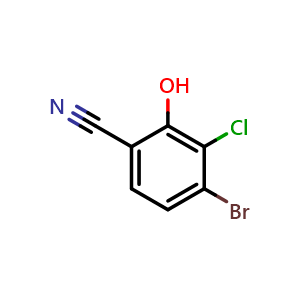 4-bromo-3-chloro-2-hydroxybenzonitrile
