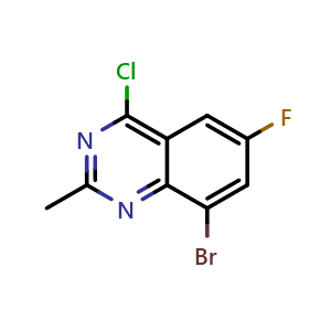 8-bromo-4-chloro-6-fluoro-2-methylquinazoline