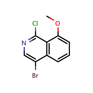 4-bromo-1-chloro-8-methoxyisoquinoline