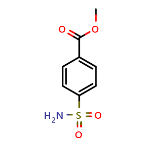 Chemical structure of methyl 4-sulfamoylbenzoate , CAS 22808-73-7, AChemBlock U130627