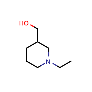 Chemical structure of (1-ethylpiperidin-3-yl)methanol , CAS 54525-19-8, AChemBlock U130975