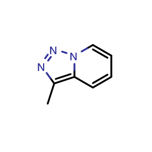 Chemical structure of 3-Methyl-[1,2,3]triazolo[1,5-a]pyridine , CAS 54856-82-5, AChemBlock U130978