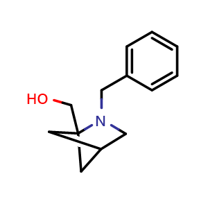 Chemical structure of (2-benzyl-2-azabicyclo[2.1.1]hexan-1-yl)methanol , CAS 637739-94-7, AChemBlock U131072