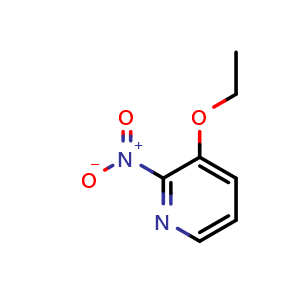 Chemical structure of 3-ethoxy-2-nitropyridine , CAS 74037-50-6, AChemBlock U131142