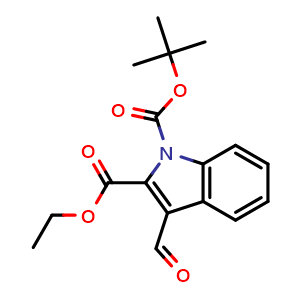 1-(tert-butyl) 2-ethyl 3-formyl-1H-indole-1,2-dicarboxylate
