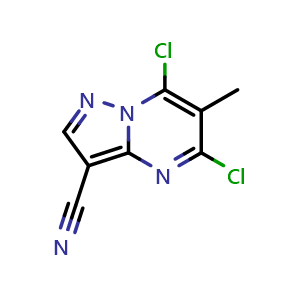 5,7-dichloro-6-methylpyrazolo[1,5-a]pyrimidine-3-carbonitrile