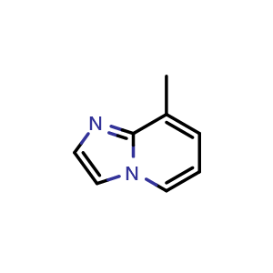 Chemical structure of 8-methylimidazo[1,2-a]pyridine , CAS 874-10-2, AChemBlock U131266